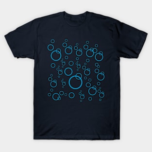 Pattern of balls or circles, water bubbles T-Shirt